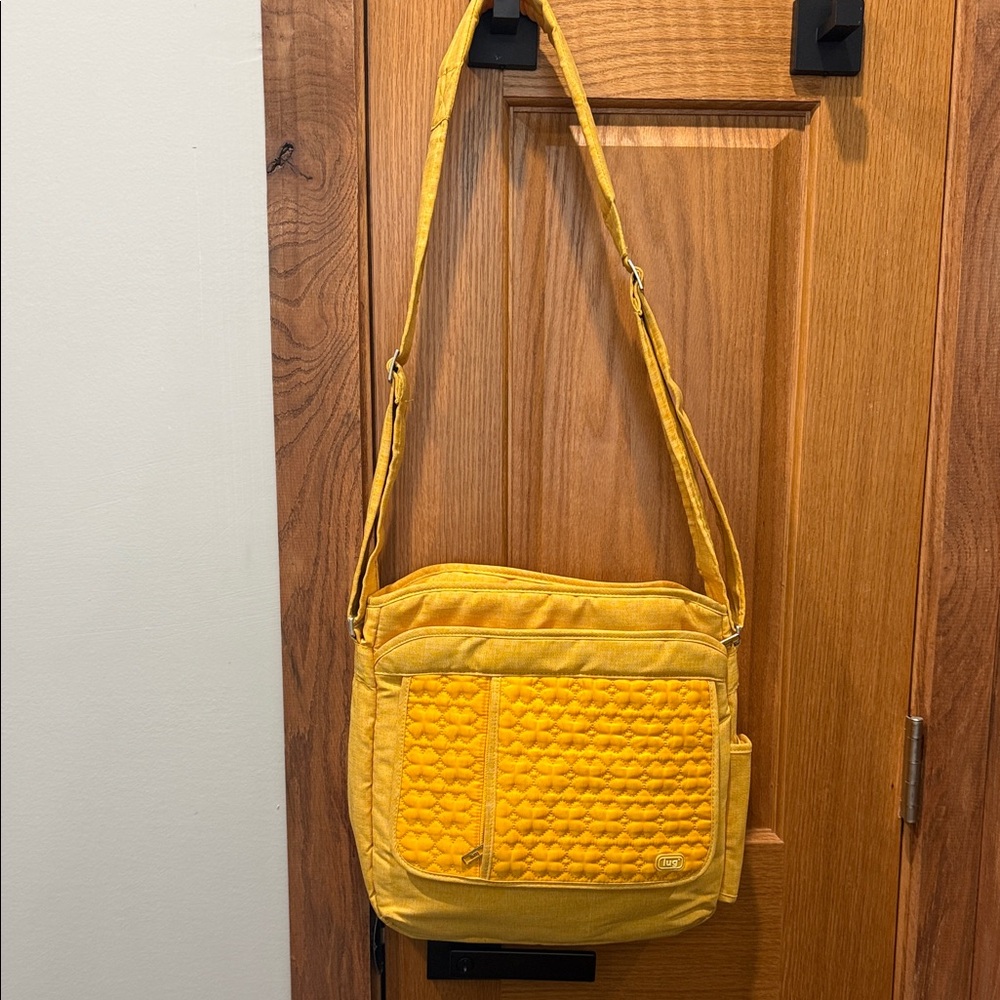 Lug Yellow Quilted Shoulder Bag